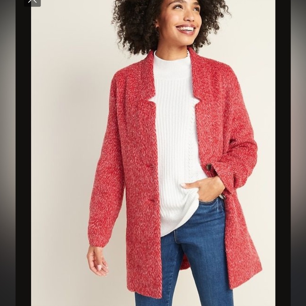 Old Navy Relaxed Textured Cardi Coat for Women